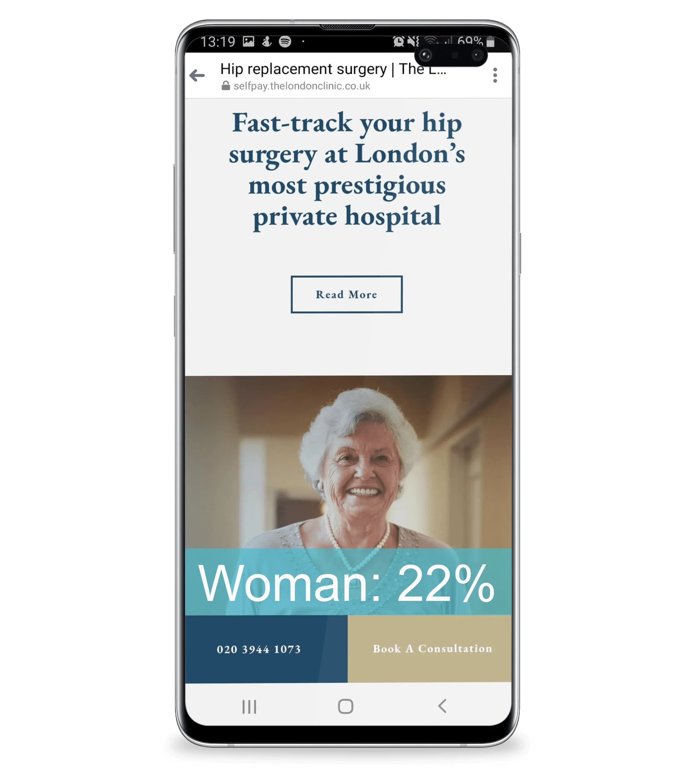 London Clinic woman mock up-min London Clinic woman mock up-min